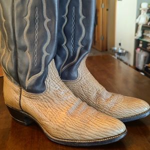 Genuine shark skin boots USA Abilene (vintage)